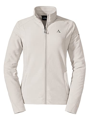 Schöffel Damen Fleece Jacket Leona3, leichte und wärmende Fleecejacke, schnell trocknende Outdoorjacke aus Tecnopile Material, whisper white, 44 im Sale
